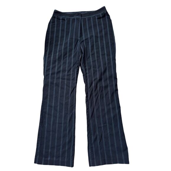 EP PRO stretch; Black striped Pants, women's size 6, Striped - Picture 1 of 7